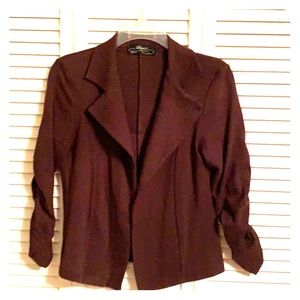 Brown t-shirt blazer